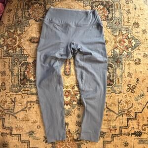 SET Active LA Athletic Leggings Blue Yoga Pants Women's Workout Gym Size Medium